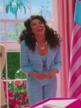 Barbie 2023 Alexandra Shipp Cropped Tweed Jacket