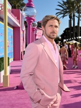 Ryan Gosling Pink Suit