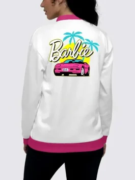 Barbie Racer Varsity Jacket (back)