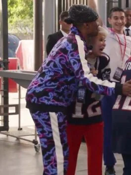 Billy Porter 80 For Brady Printed Purple Tracksuit