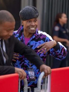 Billy Porter 80 For Brady Printed Purple Tracksuit