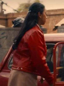 Black Mirror S06 Anjana Vasan Leather Jacket
