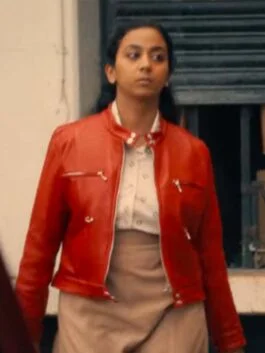 Black Mirror S06 Anjana Vasan Leather Jacket