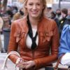 Blake Lively Gossip Girl Brown Jacket