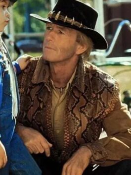 Crocodile Dundee Paul Hogan Leather Jacket
