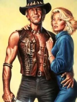 Crocodile Dundee Paul Hogan Leather Vest
