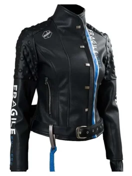 Death Stranding Leather Jacket front