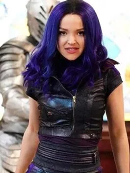 Descendants 3 Mal Cropped Leather Vest