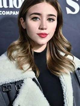 Divinity 2023 Caylee Cowan Shearling Jacket back