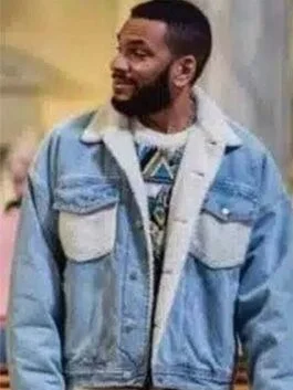 East New York 2023 Biko Eisen-Martin Shearling Denim Jacket