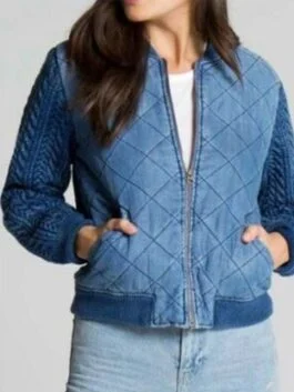 East New York 2023 Olivia Luccardi Quilted Bomber Jacket
