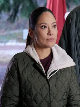 Nadia Hatta A Winning Team 2023 Green Quilted Jacket