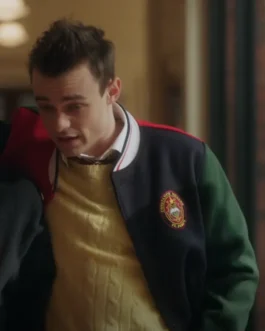 Max Wolfe Colorblock Varsity Jacket