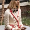 Gossip Girl S02 Savannah Lee Smith Red Piping White Blazer