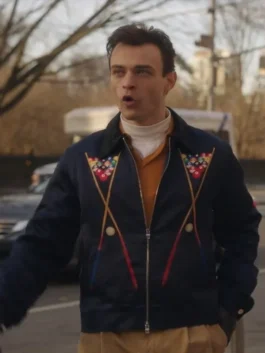 Gossip Girl Season 02 Thomas Doherty Billiards Printed Jacket