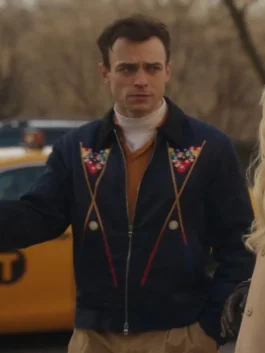 Gossip Girl Season 02 Thomas Doherty Billiards Printed Jacket