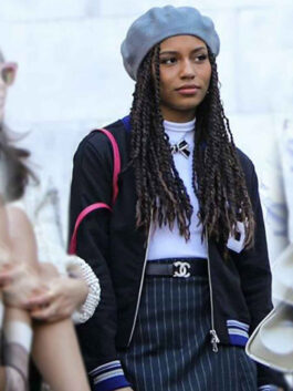 Gossip Girl Monet Black Varsity Jacket