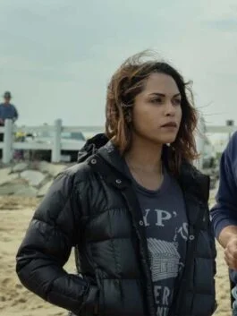 Hightown Monica Raymund Puffer Jacket