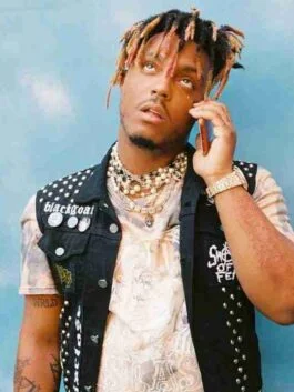 Juice Wrld Black Denim Vest
