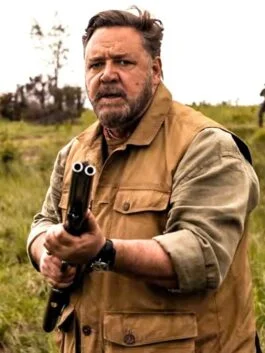 Kraven the Hunter 2023 Russel Crowe Brown Vest
