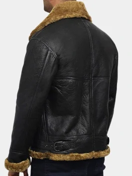 Kraven the Hunter Aaron Taylor Shearling Jacket