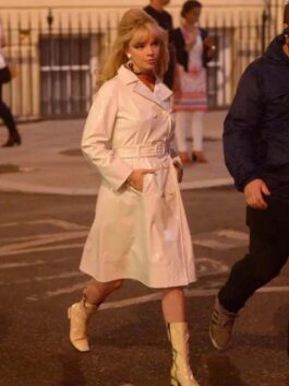Last Night in Soho Anya Taylor White Leather Coat