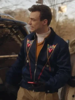 Gossip Girl Season 02 Thomas Doherty Billiards Printed Jacket