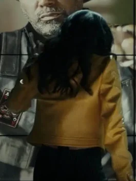 The Equalizer S03 Melody Bayani Yellow Leather Jacket