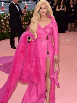 Met Gala Barbie Pink Coat