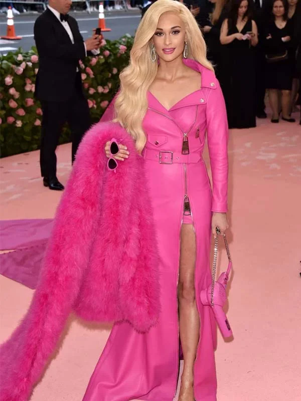 Met Gala Barbie Pink Coat