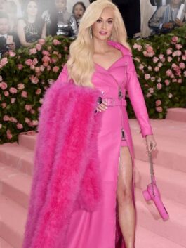Met Gala Barbie Pink Coat