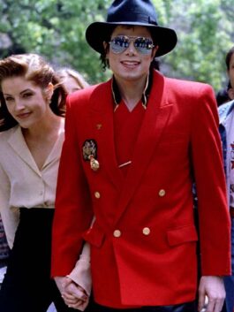 Michael Jackson Red Blazer