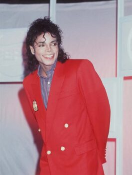 Michael Jackson Red Blazer