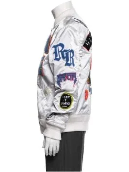 My Fault 2023 Ronnie Silver Bomber Jacket