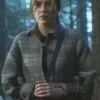 Nancy Drew Kennedy McMann Grey Plaid Coat