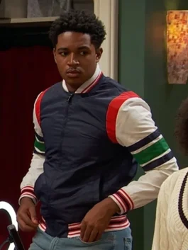 Raven’s Home Issac Ryan Colorblock Bomber Jacket