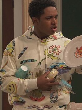 Raven’s Home Issac Ryan White Printed Hoodie