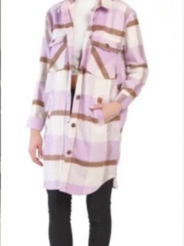 Raven’s Home Laya DeLeon Hayes Plaid Coat