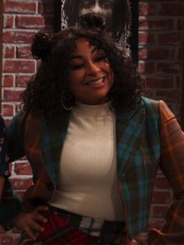 Raven’s Home Raven Symone Colorblock Plaid Jacket