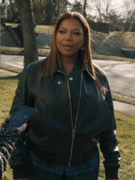 The Equalizer Robyn McCall Black Bomber Leather Jacket