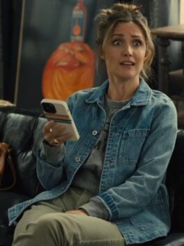 Platonic 2023 Rose Byrne Denim Jacket