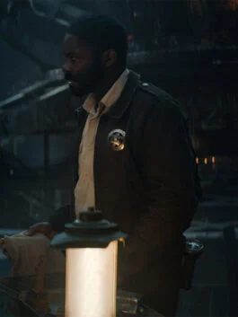 Silo 2023 David Oyelowo Brown Jacket