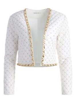 Single Drunk Female S02 Busy Philipps Quilted Leather Jacket