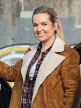 Supernatural Donna Hanscum Shearling Jacket