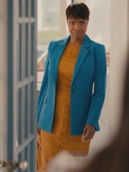 Sweet Magnolias Helen Decatur Blue Blazer