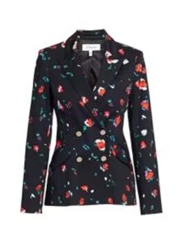 Sweet Magnolias Peggy Black Floral Blazer