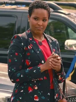 Sweet Magnolias Peggy Black Floral Blazer