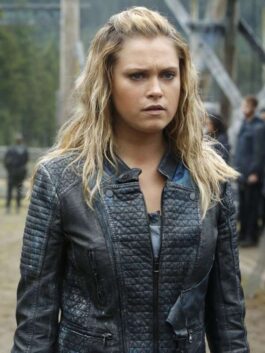 The 100 Eliza Taylor Black Leather Jacket