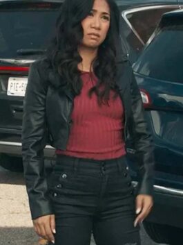 The Equalizer Liza Lapira Leather Jacket