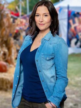 The Way Home 2023 Chyler Leig Blue Denim Jacket